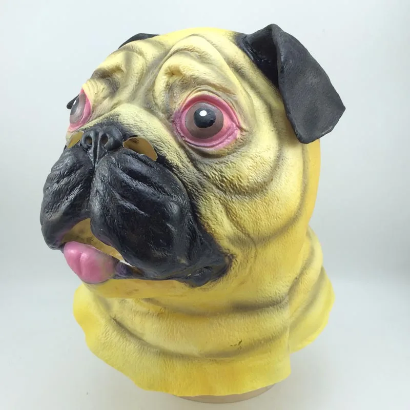 Качественные Хэллоуин Ужасы Представление Косплей Латексные Маски Для Собаки