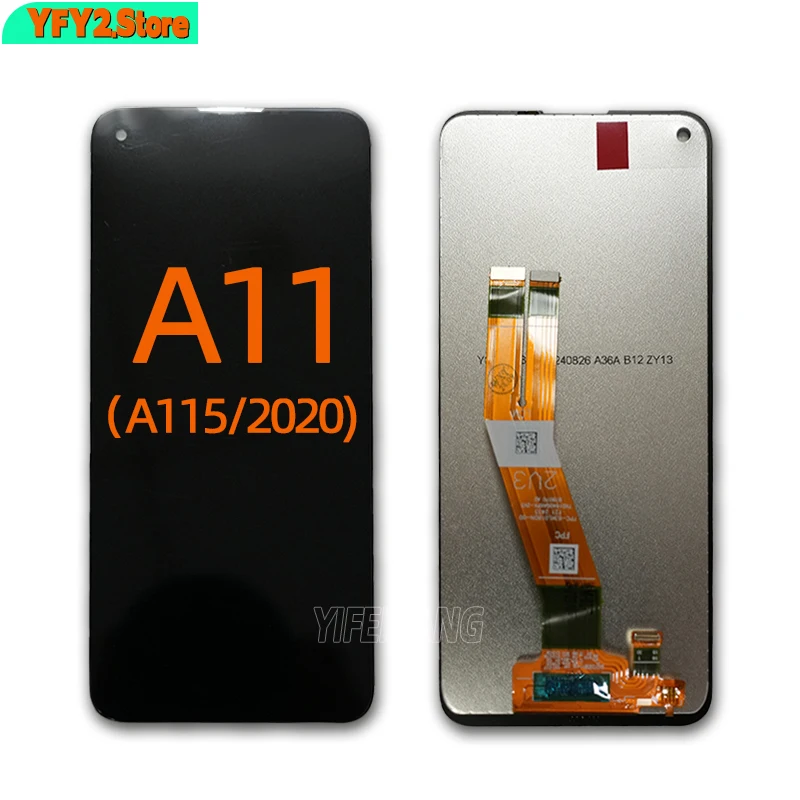 100% новый ЖК-дисплей для Samsung Galaxy A11 A115 A115F/DS A115F A115M дигитайзер в сборе сенсорный