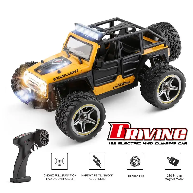 

1:22/1:32 Rc Car Mini 2.4G Remote Control Car 2wd Off-road Vehicle Model With Lights Remote Control Car Children's Toys