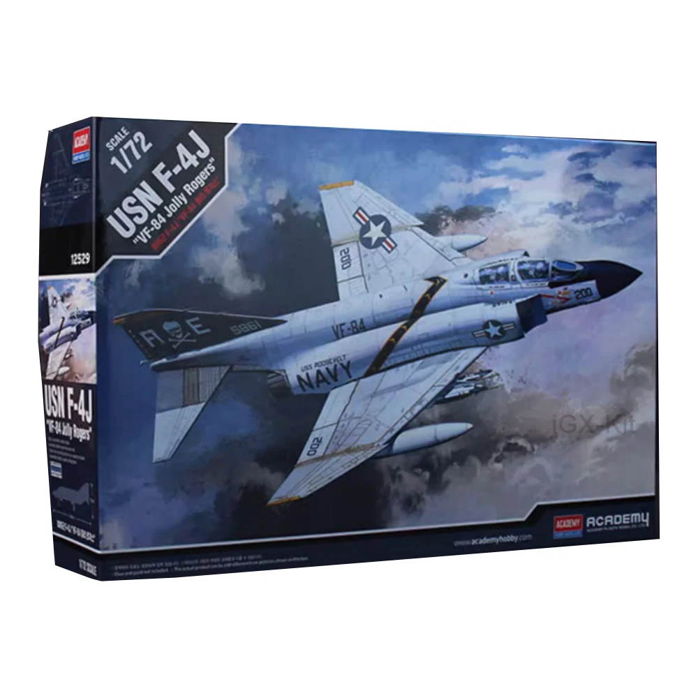 Академия 12529 масштаб 1/72 USN F4 F4J F-4J VF-84 Истребитель на основе несущего самолета