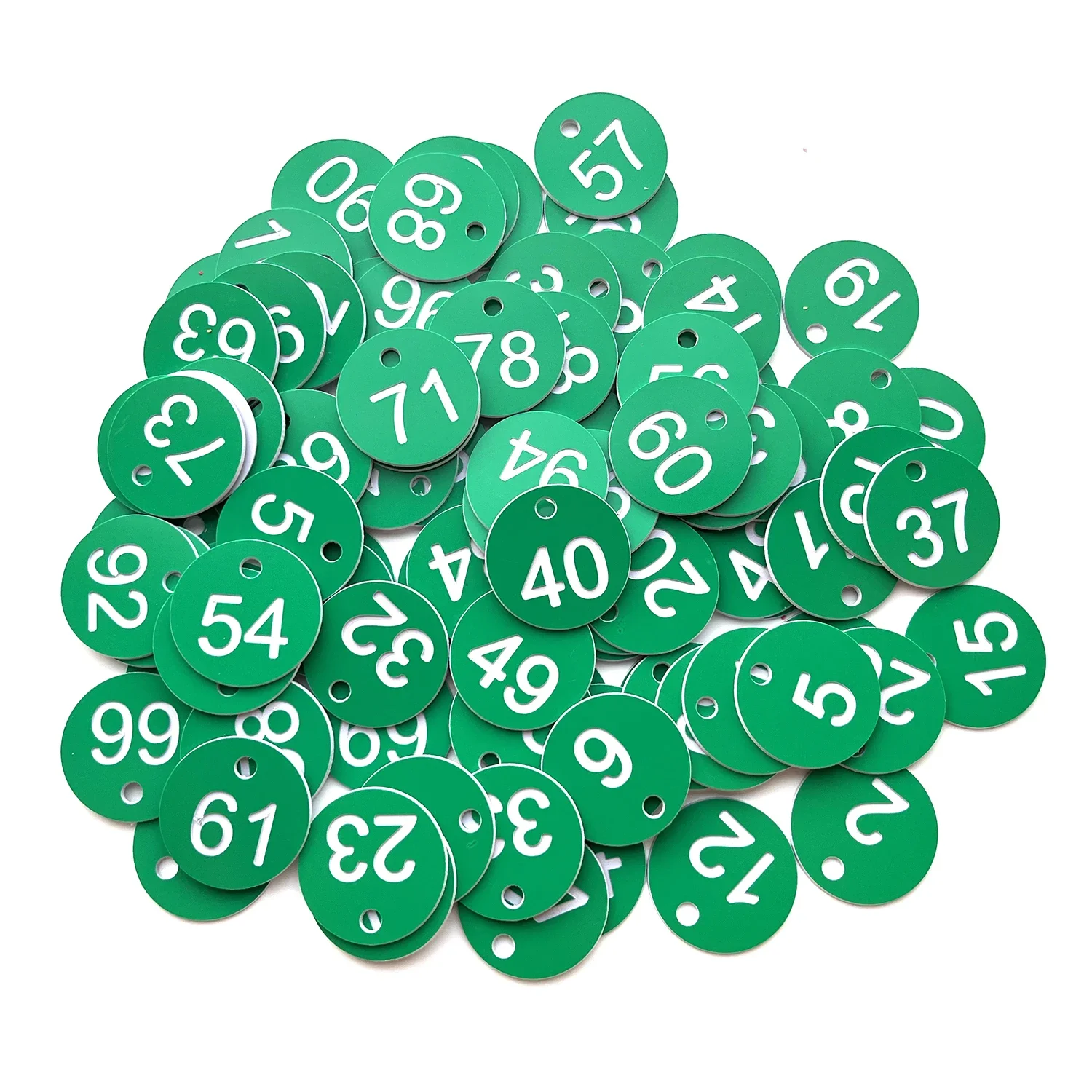 1-100 пронумерованные этикетки с отверстием круглые для улей маркеры скота ярлыки