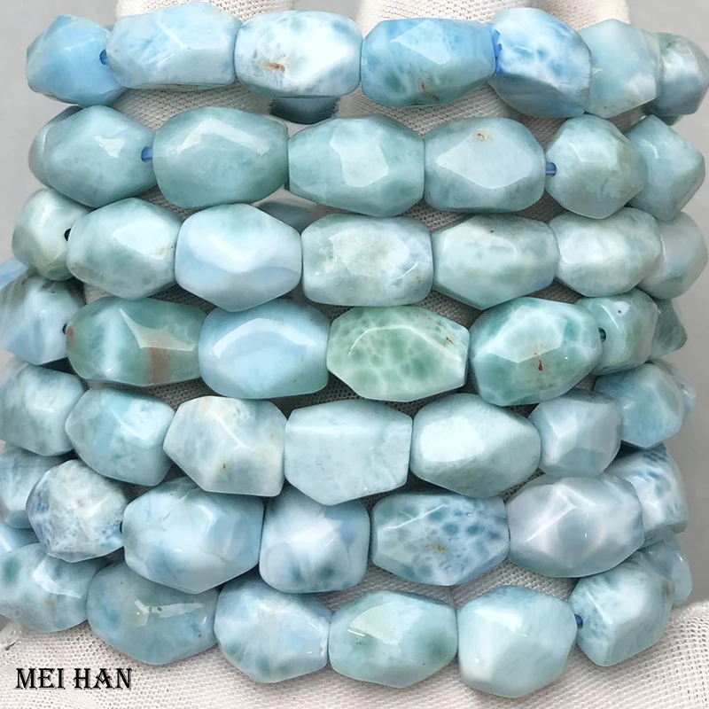 Meihan оптовая продажа (1 браслет) натуральный 8-10*10-14 мм A + Ларимар Ограненный