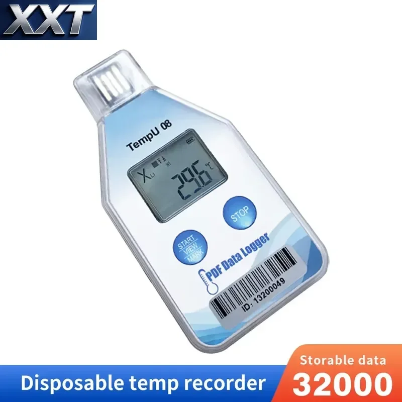 Фото Цифровой USB-регистратор данных температуры и влажности XXT, высокоточный термометр без дисплея, без IP-защиты, для холодильных установок №2