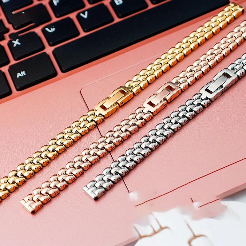 Маленький стальной ремешок для часов Swarovski Женская звезда водяная дрель CK Tissot