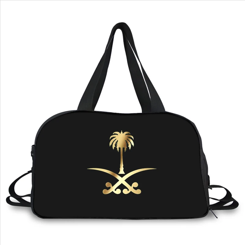 Kingdom Of Saudi Arabia Flag 3D printing fashion trend portable large capacity multi function messenger bag travel bag