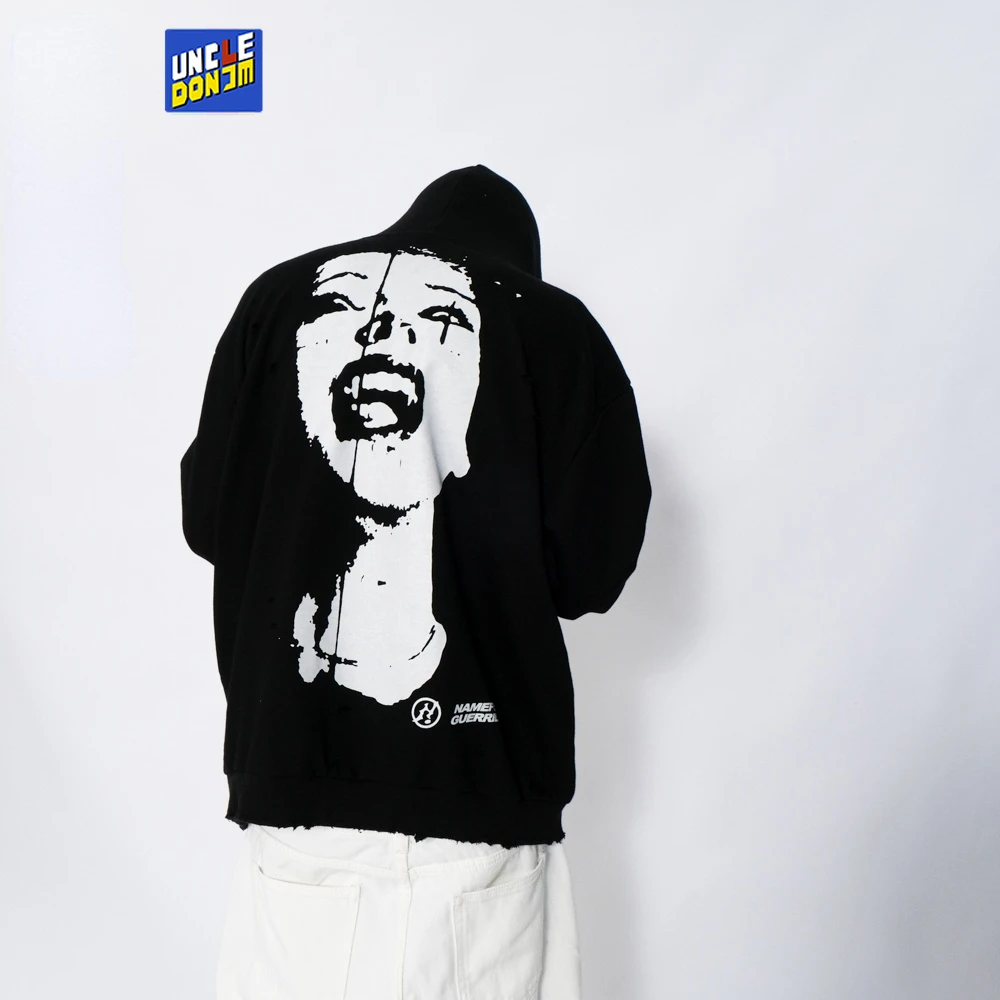 

Character Hoodies Men Streetwear Women Techwear Hoodie High Street Hip Hop Men Clothing Oversized Hoodies Dropship