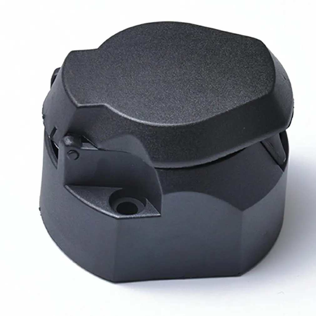 

Towbar Towing Socket 12V 7 Pin Round European Standard Plug Female Adapter Connector Trailer Plug Socket Trailer Socket