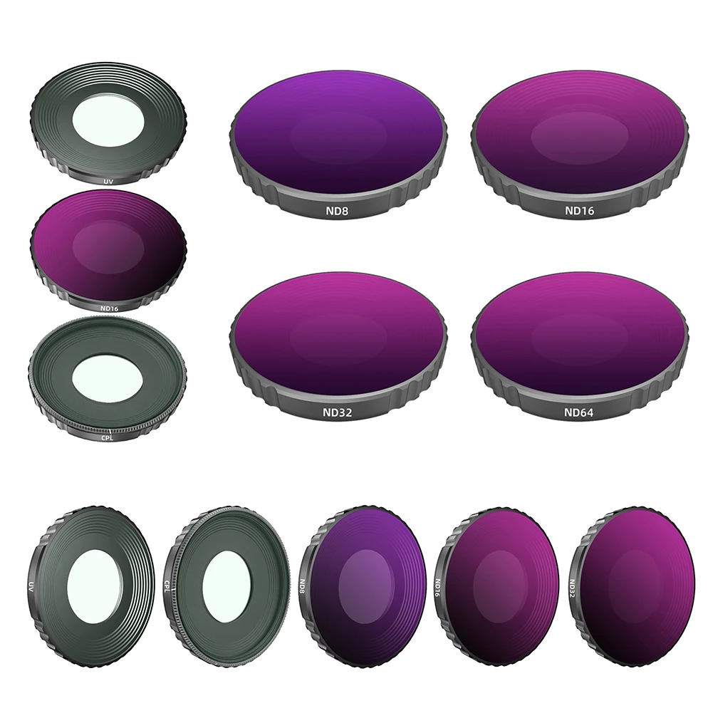 Регулируемый фильтр CPL HD Оптическое стекло ND Fliters алюминиевый сплав UV 8 16 32 камера