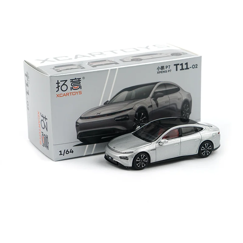 

XCARTOYS Diecast 1/64 Scale Xpeng P7 Alloy Car Model Collection Souvenir Display Ornaments Vehicle Toy