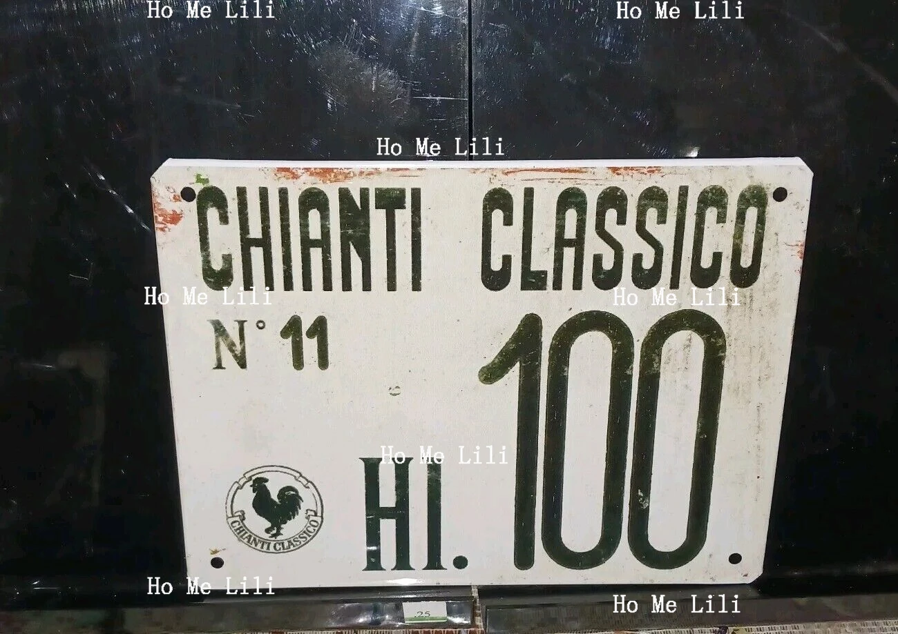 Металлический знак Chianti Classico