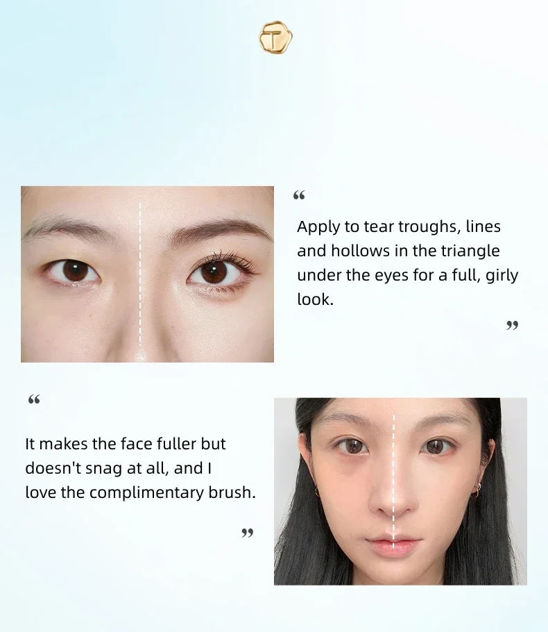 TIMAGE Master Caitang Soft Light Brighten Palette 2-текстурированный крем-хайлайтер Матовая пудра-паста