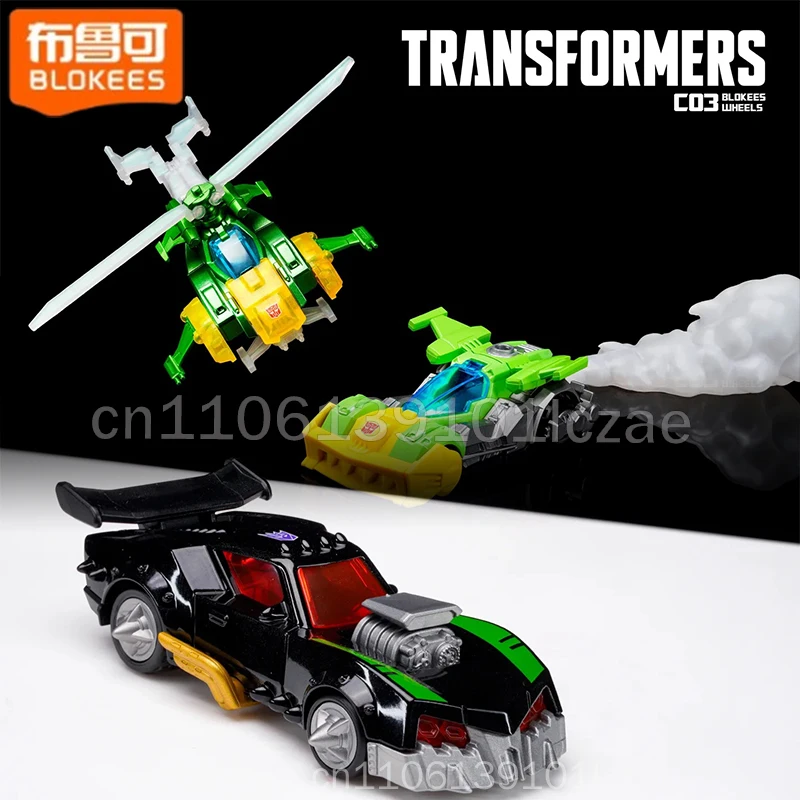 Фото Blokees Transformers Wheels C03 Thunder Racing Wreck'N Rule! Набор из 2-х трансформирующихся машинок-фигурок: игрушка-сюрприз в коробке, подарок №1