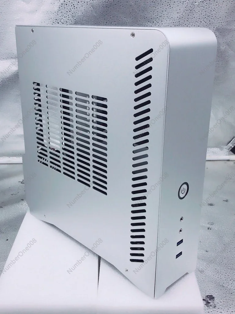 Алюминиевый корпус M9 настольный HTPC с одним дисплеем основная плата M-ATX ITX