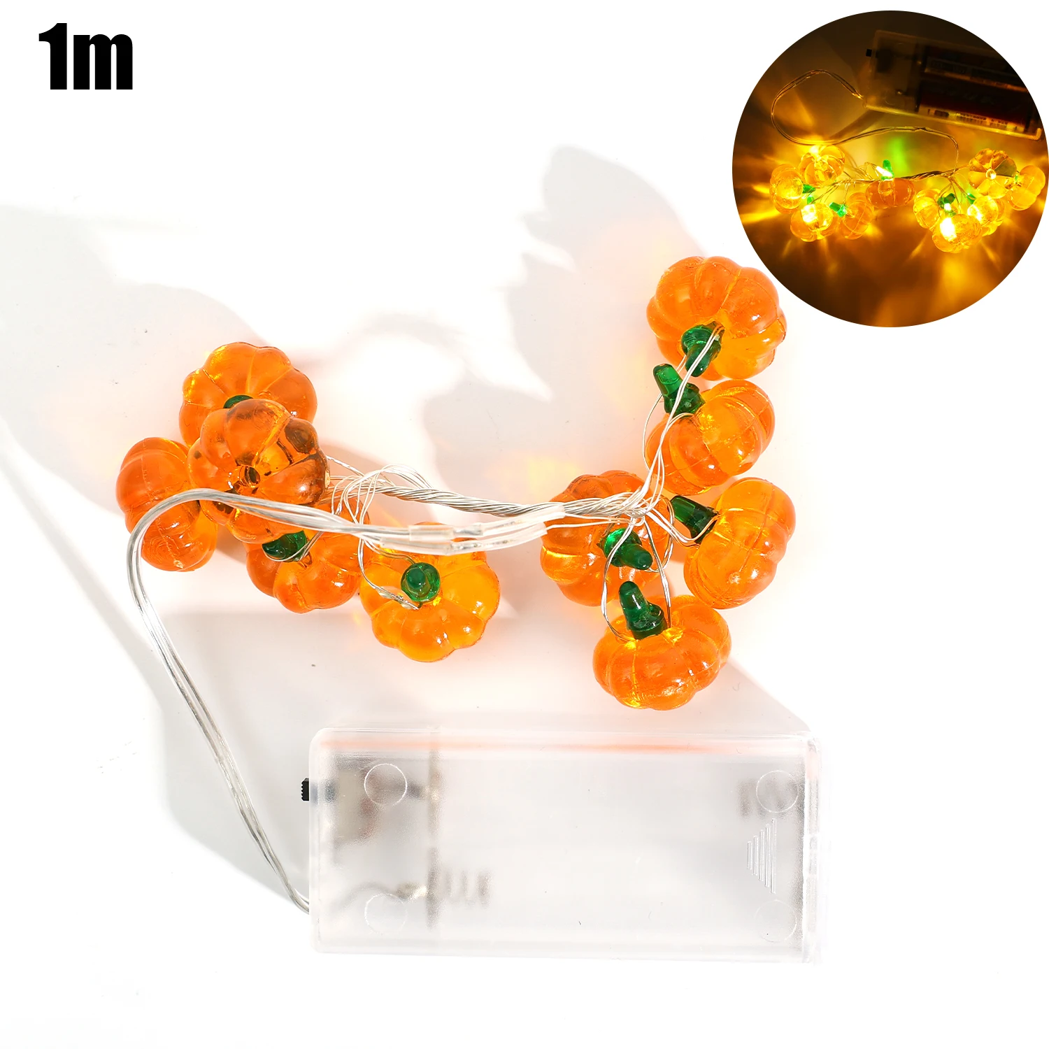 

Искусственные осенние листья гирлянда LED 1 метр