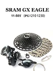 2021 SRAM 1X1 2-скоростной MTB велосипедный групповой набор GX Eagle переключатель рычага переключателя передач кассета заднего переключателя передач 11-50T PG1210 PG1230 цепь