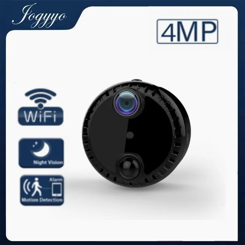 

Мини-камера видеонаблюдения, 4K HD, Wi-Fi, с ночным видением и датчиком движения