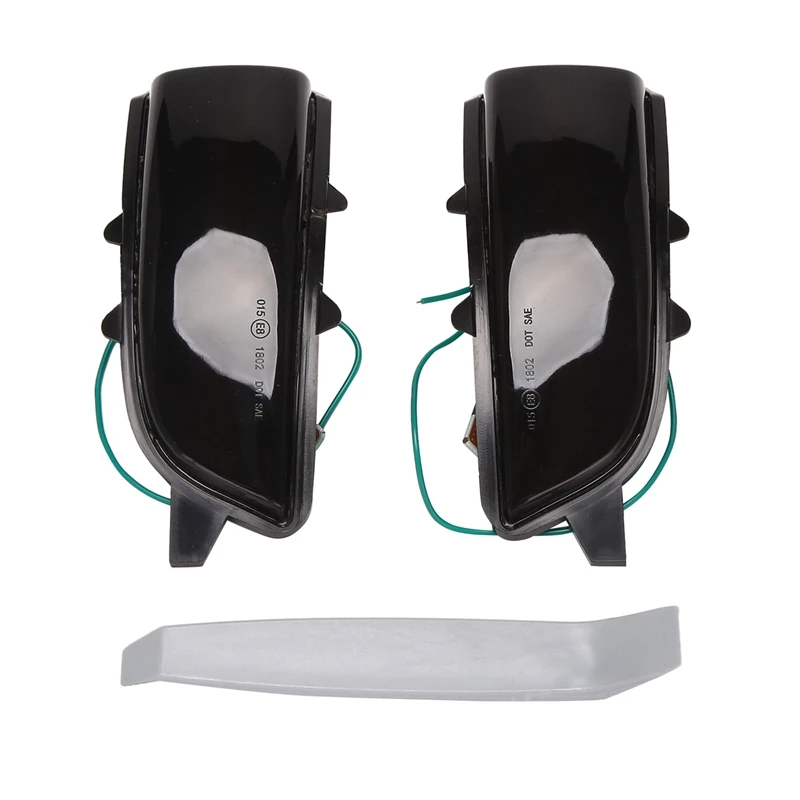 

Автомобильный индикатор зеркала, Динамический светодиодный сигнал поворота для Volvo C30 C70 S40 S60 V40 V50 V70 2008-2010, синий и янтарный