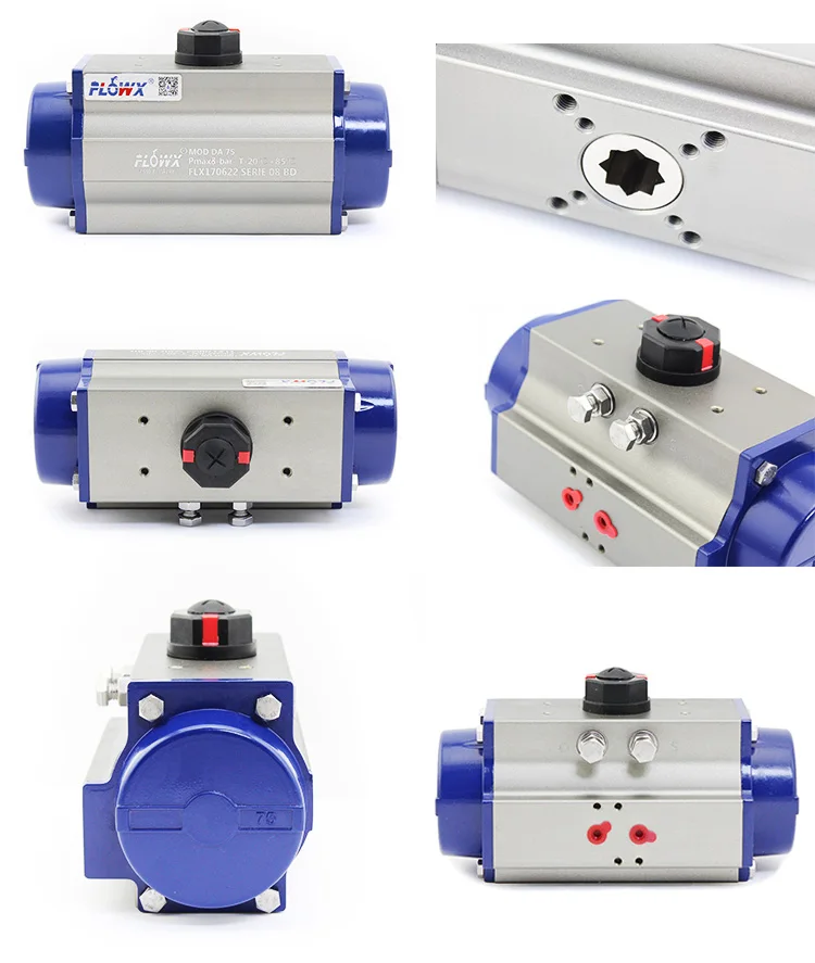 Пневматический шаровой кран из полипропилена DN20