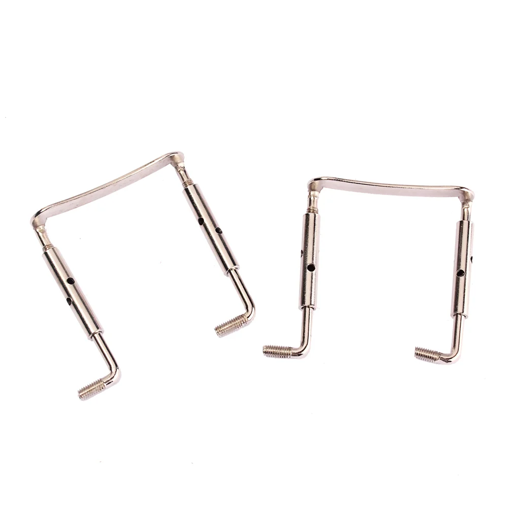 

2pcs Plated Violin Chinrest Chin Rest Clamp Screw Durable Chinrest Replacement Parts