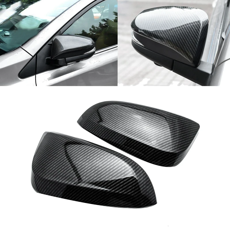 

4X Car Rear View Mirror Decoration Side Door Mirror Cover Cap For Toyota Hilux Revo Fortuner Vigo Highlander RAV4