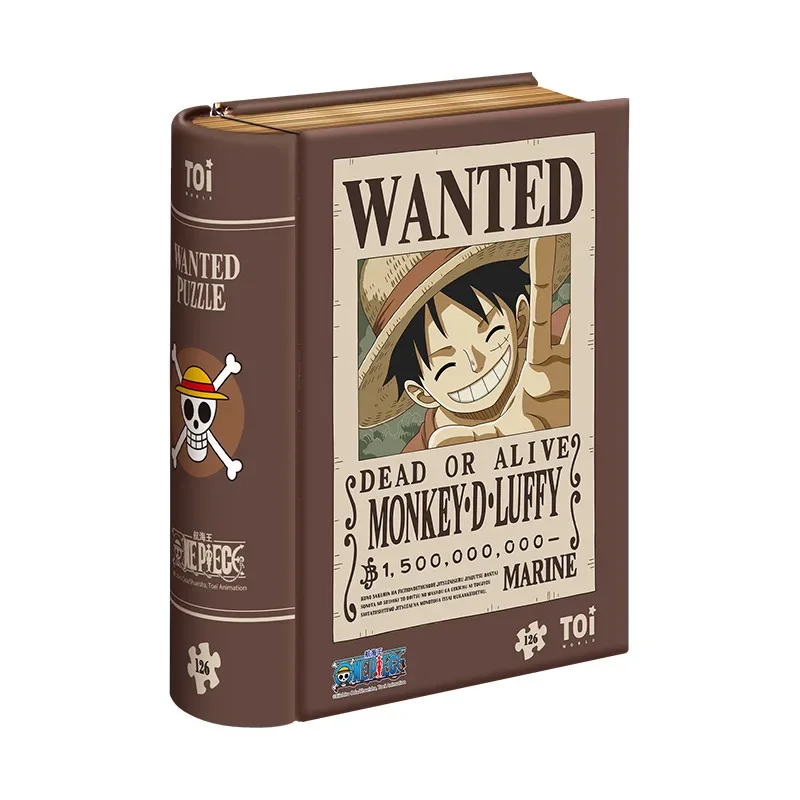 

The New One Piece Jigsaw Puzzle Trendy Children's Adult Decompression One Piece Educational Toy Luffy 126 Pieces The Best Gift