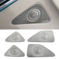 for mercedes benz s class w223 2020 2021 2022 car accessories door speaker cover audio sound frame loudspeaker sticker trim