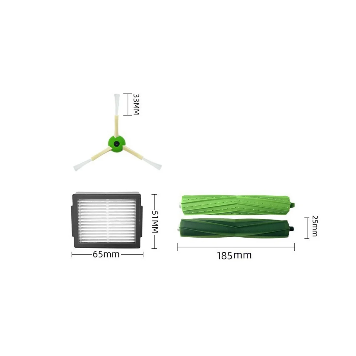 Запасные части для iRobot Roomba E/I/J Series E5 E6 E7 I2 I3 + I4 I6 I7 I8 +/Plus