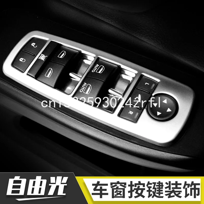 Для Jeep Cherokee 2014-19 модификация интерьера автомобиля кнопка окна дверная ручка