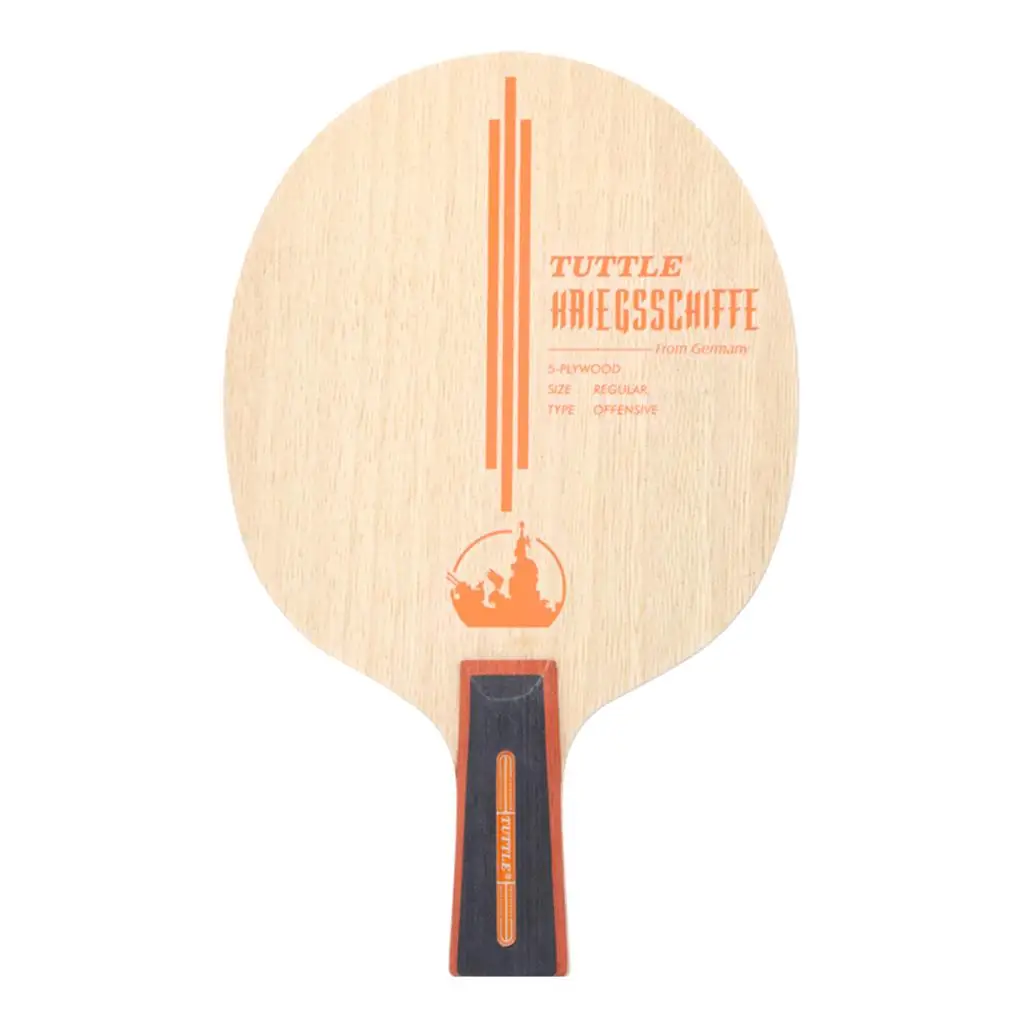 

Wood Table Tennis Paddle Classic Pong Racket For Practice Training