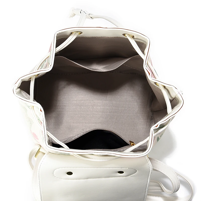 Маленький свежий и мягкий женский рюкзак с принтом Элегантный