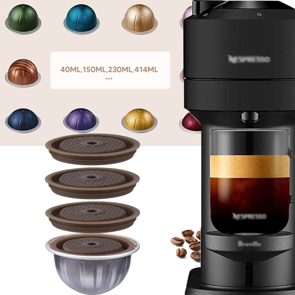 

Icafilas многоразовая крышка кофейной капсулы для Nespresso Vertuo Next Refill Vertuoline Next Coffee Cover пищевой инструмент оптовая продажа
