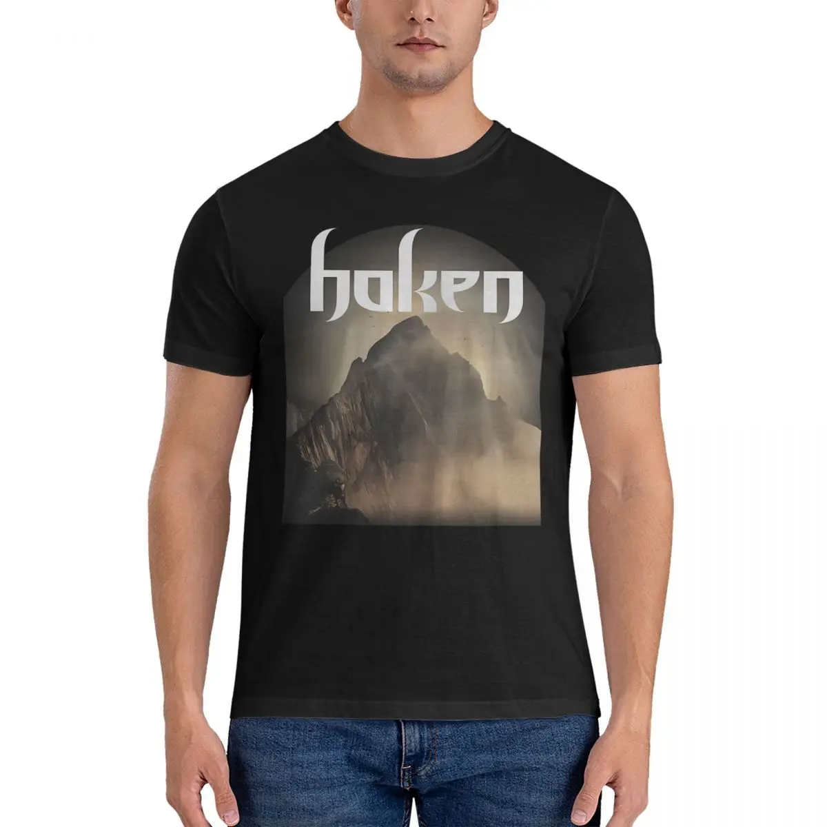 Мужская футболка Haken из хлопка