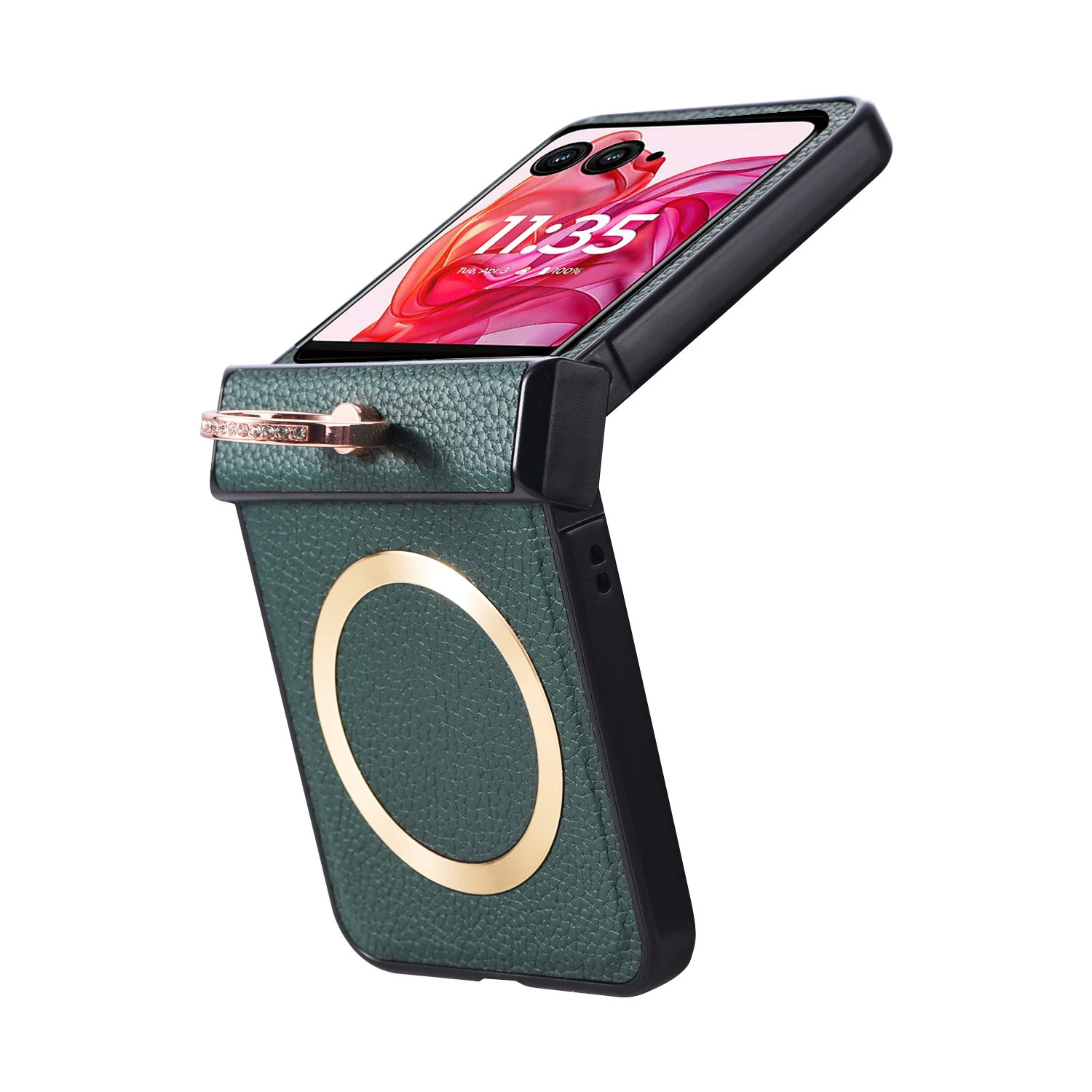 Петля для Magsafe магнитная беспроводная зарядка искусственная кожа жесткая