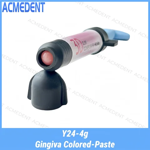 4 г стоматологическая цветная эстетическая композитная смола в виде десны, 3D резинка, розовый оттенок, легкий оттенок, шприц из смолы в виде десны, клей, микронаполнитель