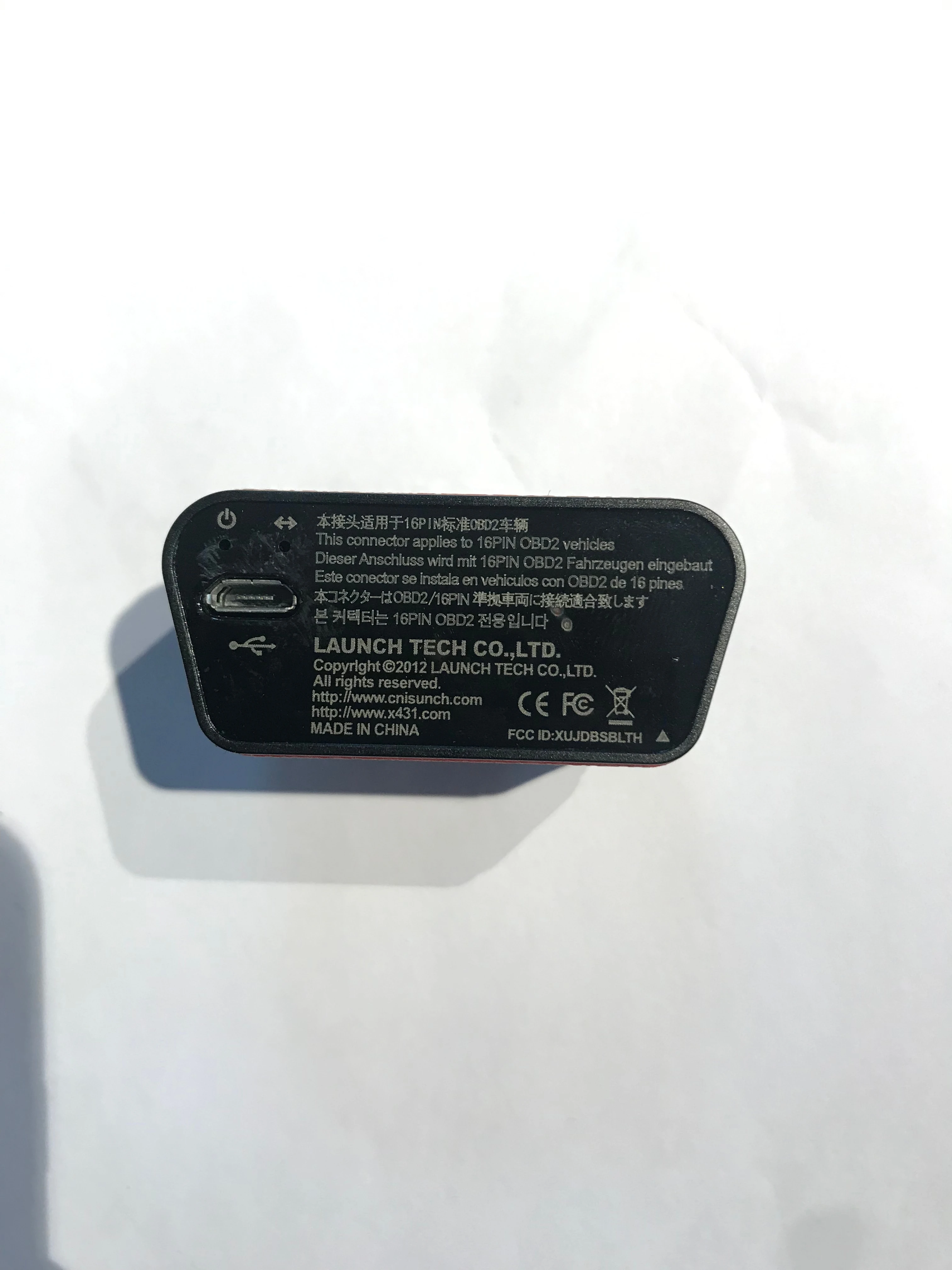 100% Оригинальный диагностический сканер Launch DBSCAR II Новый адаптер соединитель Bluetooth