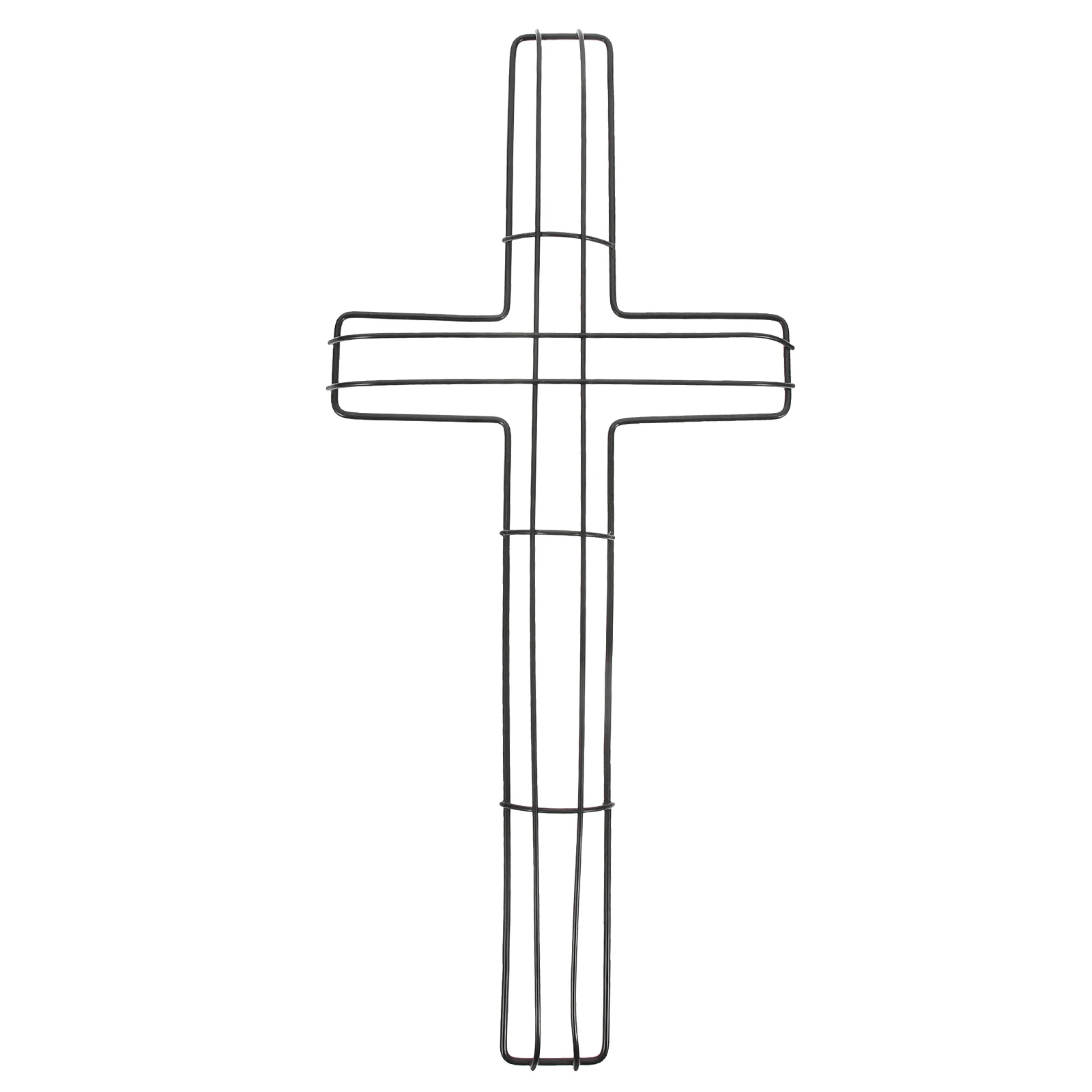 

Металлические Проволочные кольца в форме Креста, цветов, рамы, цветов, для самостоятельного украшения дома и улицы