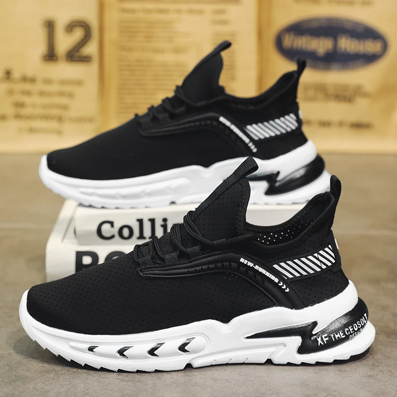

2023 Summer Popular Men's Breathable Running Shoes Lightweight Mesh Shoes Outdoor Casual Fashion Shoes High Elastic Sports Shoes