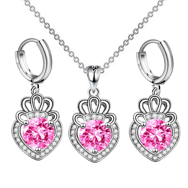 

S925 Stamp Silver Women Drop Earrings Fashion Multicolor Carrot Pendant High Quality Zircon Earring Sets For Women Jewelry Gifts