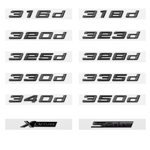 Глянцевая черная наклейка на эмблему 316i 318i 320i 323i 325i 328i 330i 335i 340i 350i 316d 318d 320d 323d 325d 328d 330d 340d 335d 320e 325d 328d 330d 335d 340d 350d 330eдля BMW серии 3 E90 E91 E92 F30 F31 F34 G20 G21