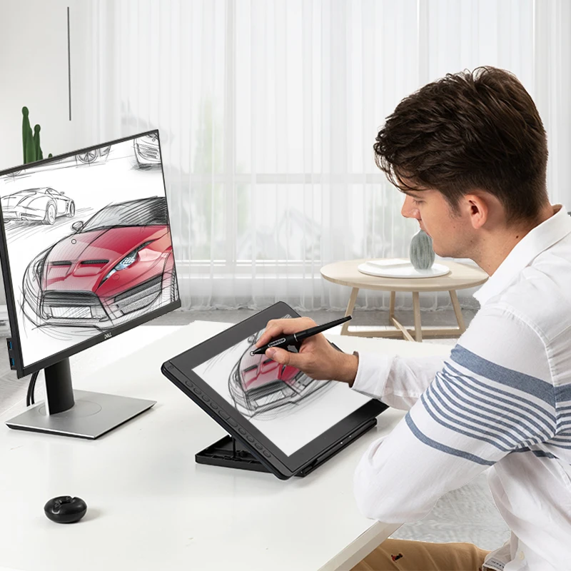 

Huion ips laptop computer drawing graphic tablet touch screen lcd monitors