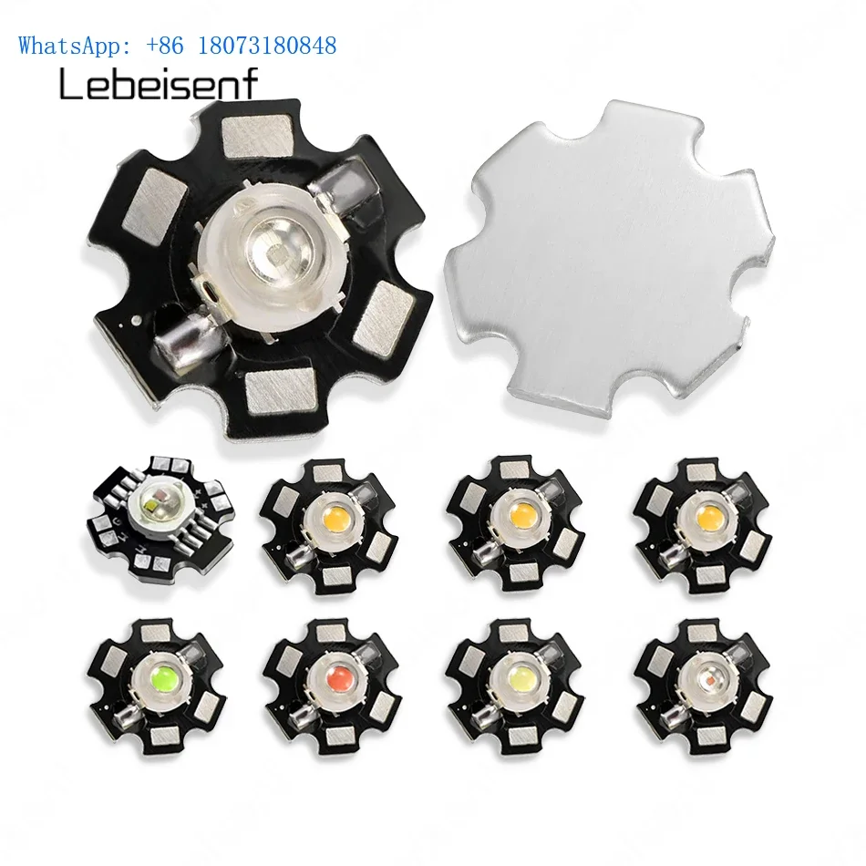 Новая низковольтная светодиодная лампа высокой мощности 1 Вт 3 высокий люмен