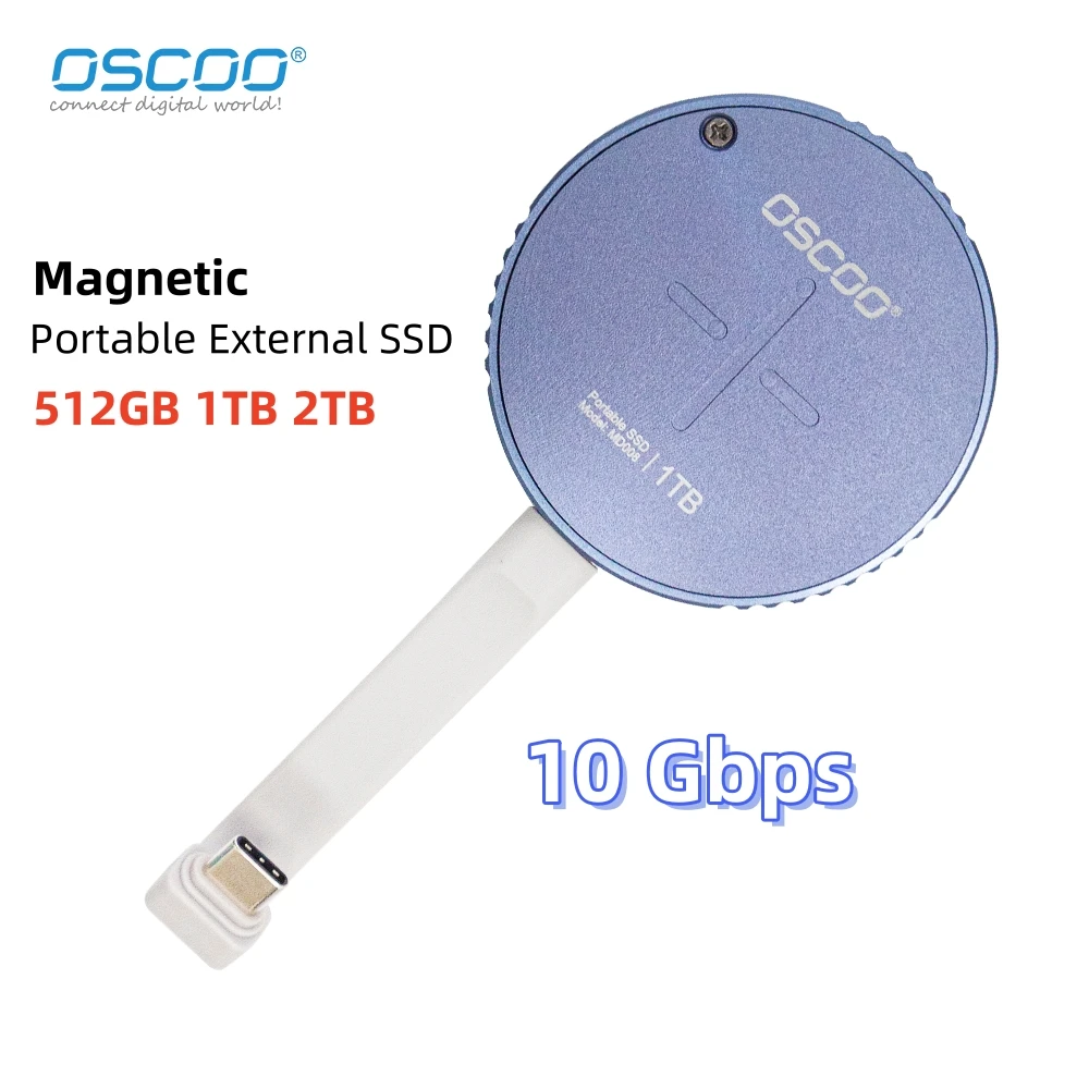 OSCOO Magsafe Портативный SSD TypeC 1 ТБ PSSD Поддержка PD Блок питания Disco Duro Externo для смартфона