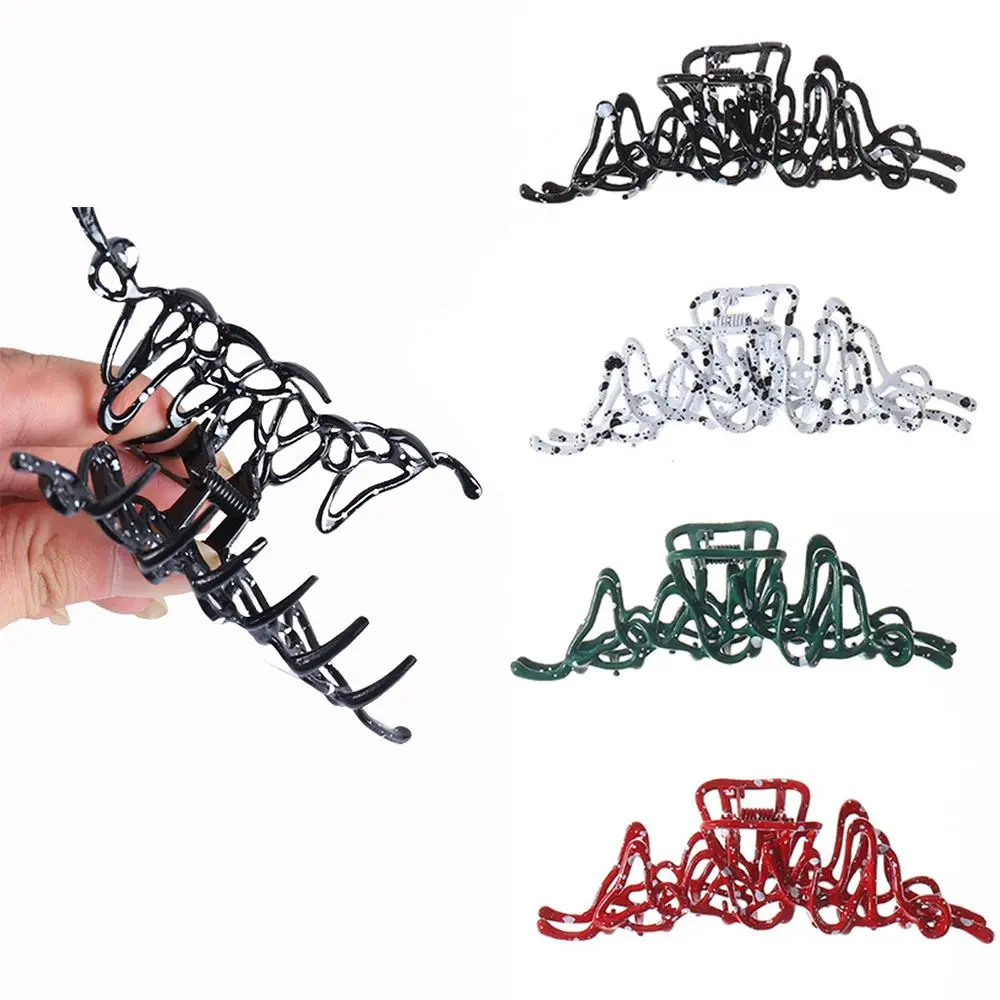 

Elegant Hollow Strong Hold Portable Hair Clips Hair Claws Styling Accessories Hairpins