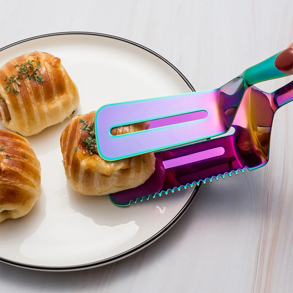 Кухонные щипцы из нержавеющей стали лопатка для стеков зажим хлеба салата