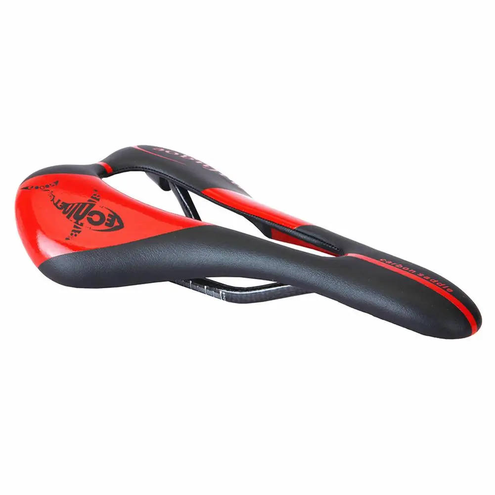 

Lightweight Bicycle Seat Saddle Full Carbon Fibre Hollow Breathable Cushion Mountain Bikes Accessories