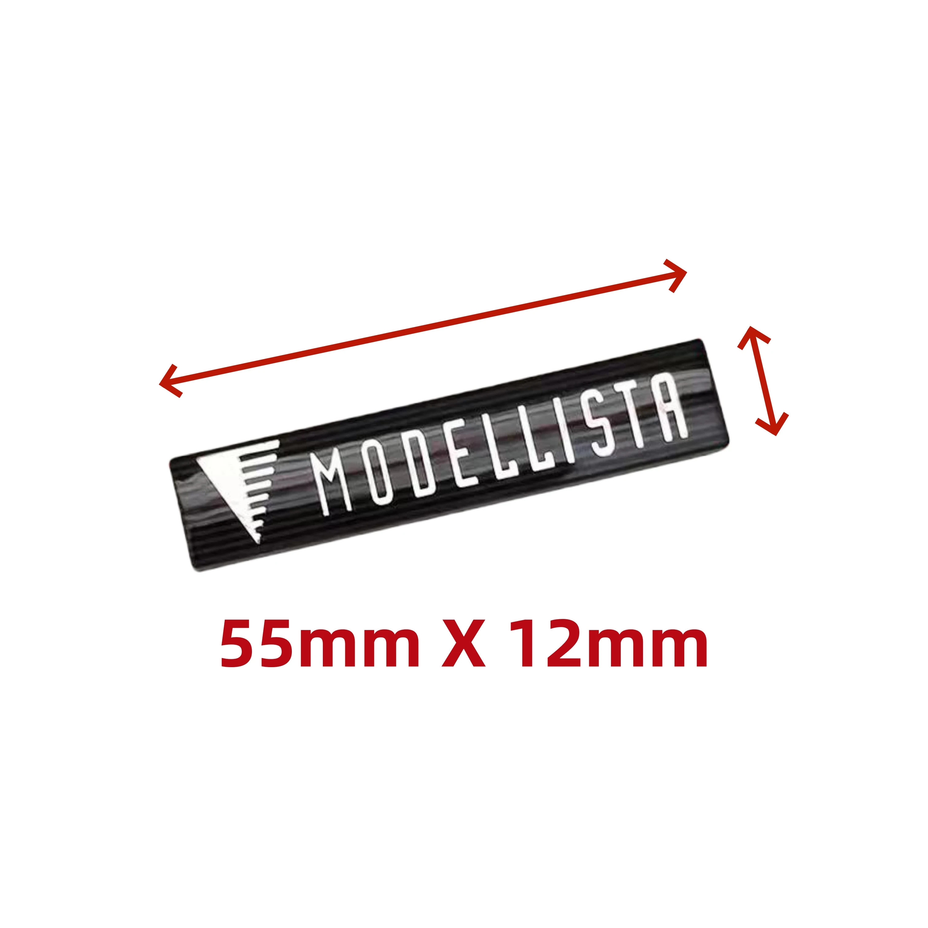 

1 шт./компл. 3D MODELLISTA, эмблема, наклейки с логотипом, задний багажник, передняя губа, маленькая этикетка, гриль, крыло, боковой значок, наклейка, аксессуары для укладки