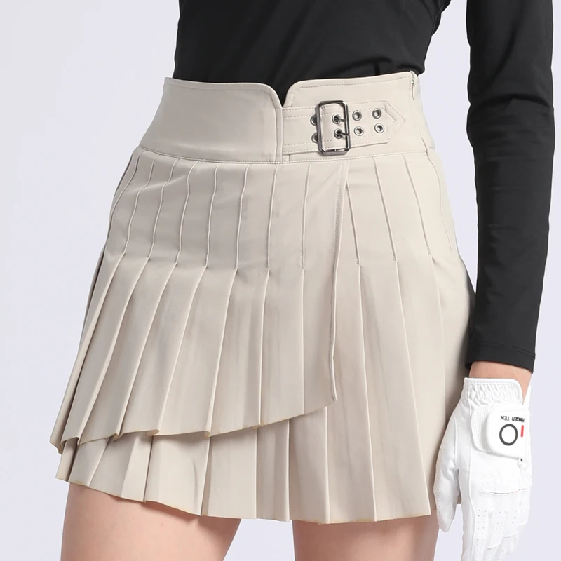 

SG Golf women's suit autumn long-sleeved T-shirt breathable fashion sports skort irregular pleats skirt WOMAN GOLF WEAR