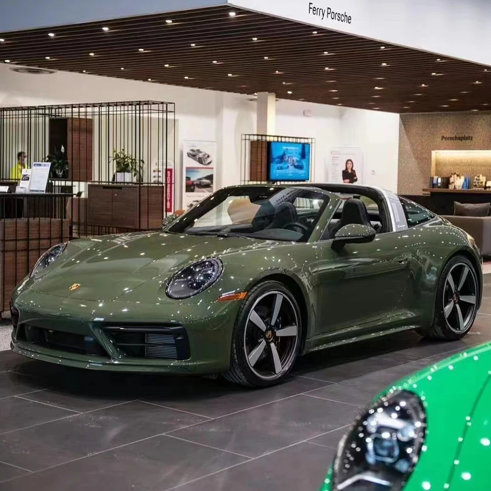 Wrapmaster 5*56ft ПЭТ-лайнер Супер глянцевая черная оливково-зеленая автомобильная