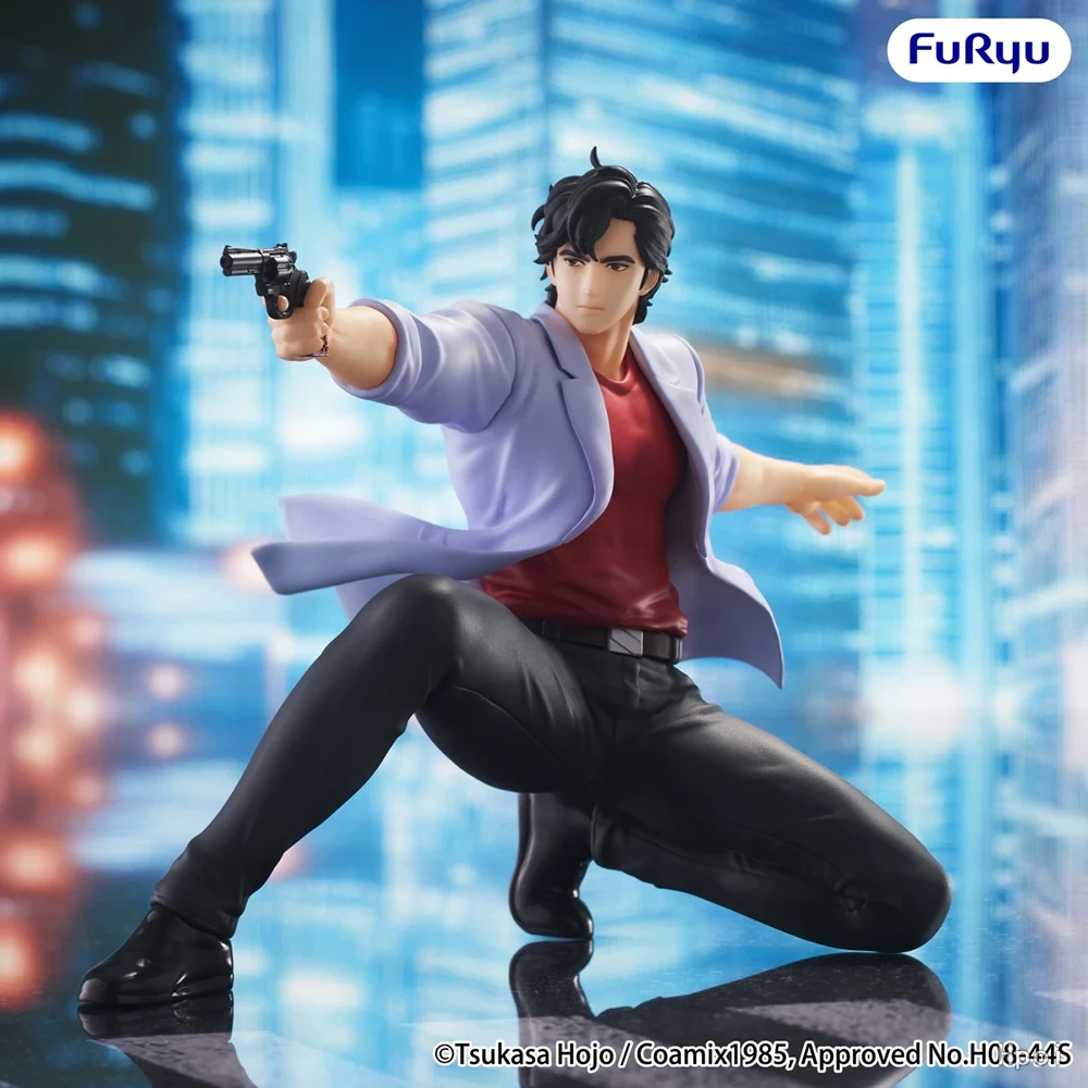 Фото В наличии: Оригинальная фигурка FuRyu City Hunter Рё Саэба Noodle Stopper, 19 см, коллекционная модель, подарок, игрушка №2