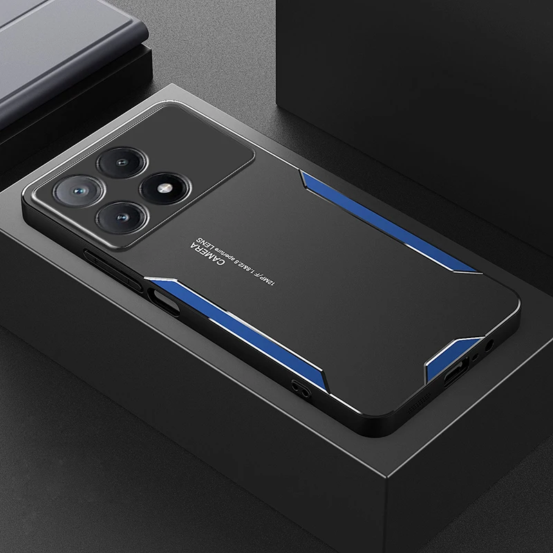 Металлический защитный чехол PocoF6Pro с лазерной гравировкой для камеры Xiaomi Poco F6 Pro F